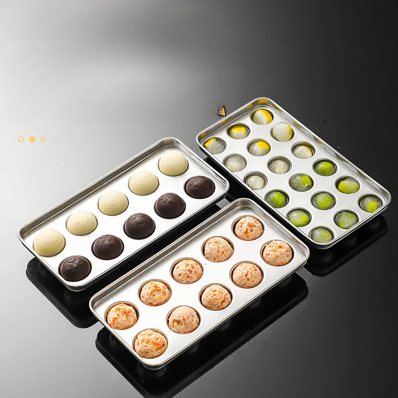 Ice Mold Sphere - 304 Stainless Steel Ice Tray Household