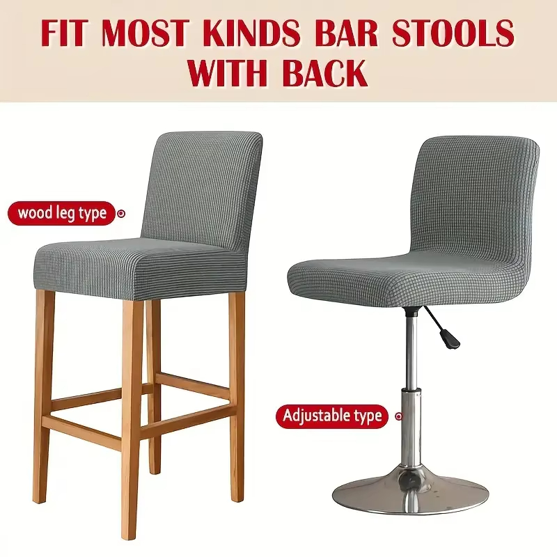 Jacquard Bar Stool Chair Cover - огляд і ціна Home Bar Lounge