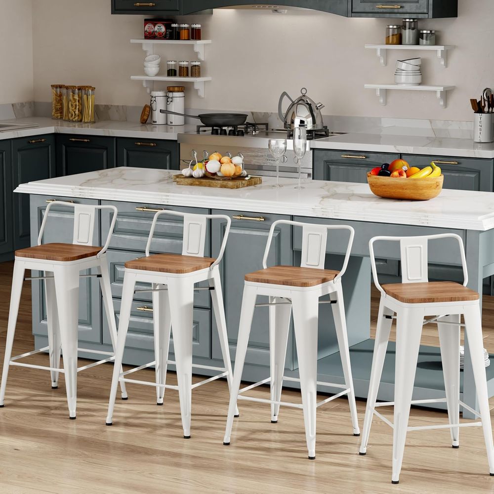 26 Inch Bar Stools Set o 4 Ind - огляд і ціна Home Bar Stools
