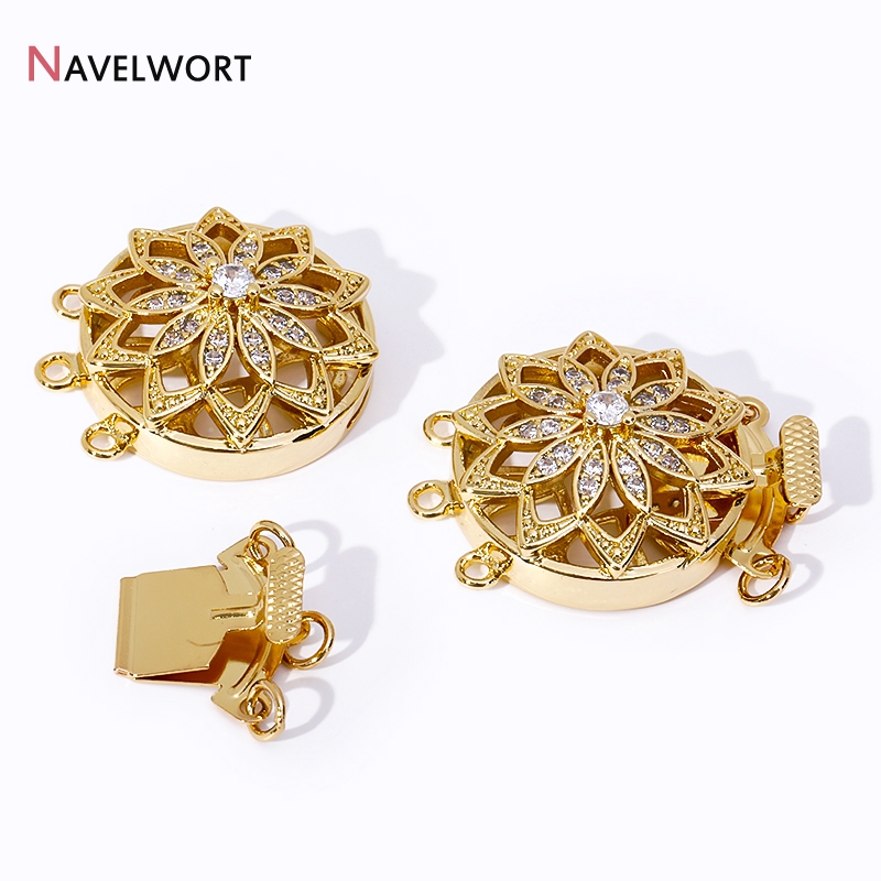18K Gold Plated Three Row Box  - огляд і ціна Bar Cart Gold