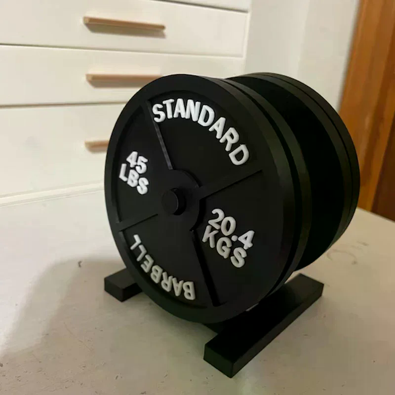 Weight Plate Coaster Set Holde - огляд і ціна Home Bar Set