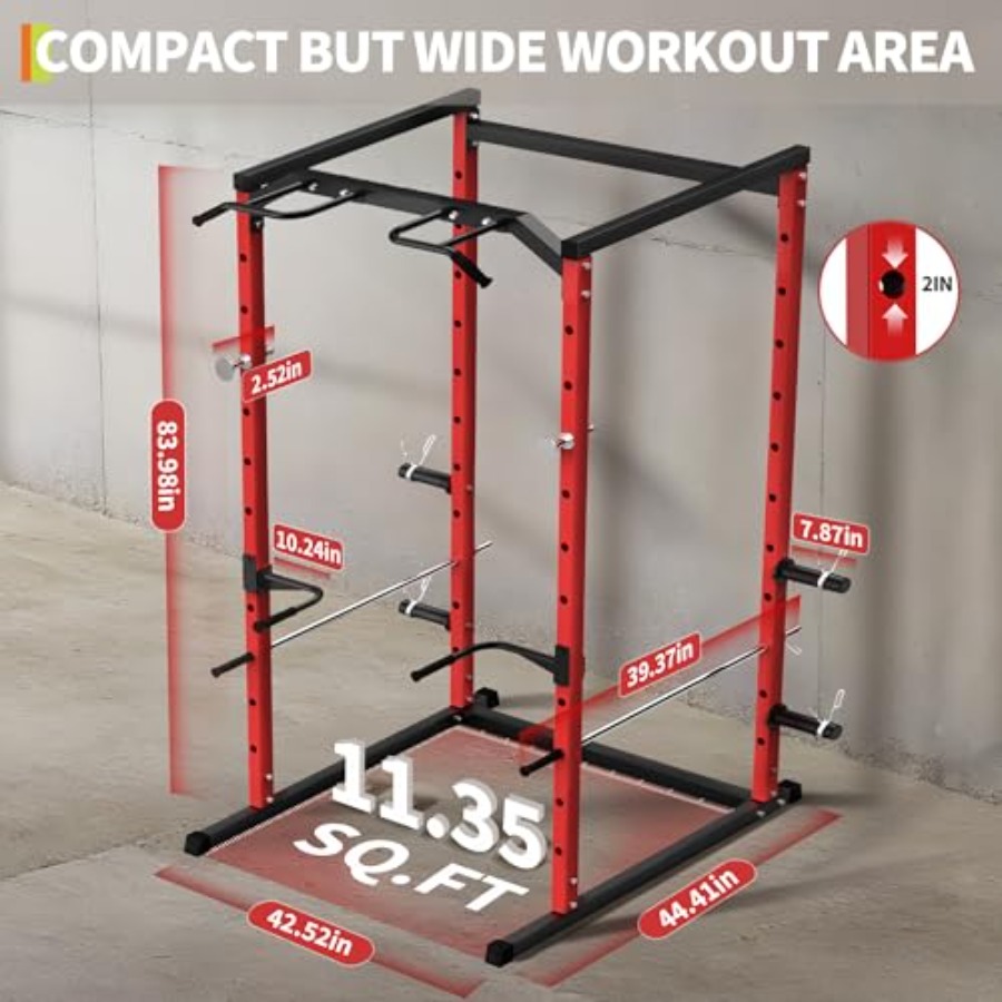 Heavy-Duty Power Cage with Pul - огляд і ціна Home Bar And Gym