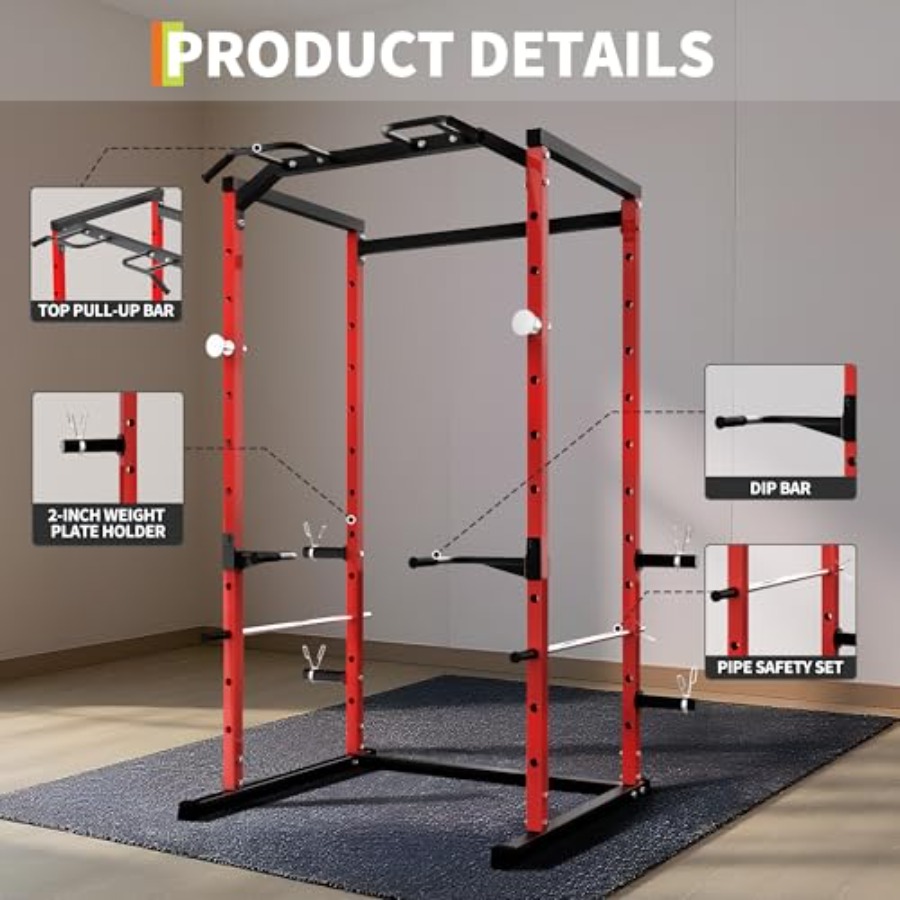 Heavy-Duty Power Cage with Pul - огляд і ціна Home Bar And Gym