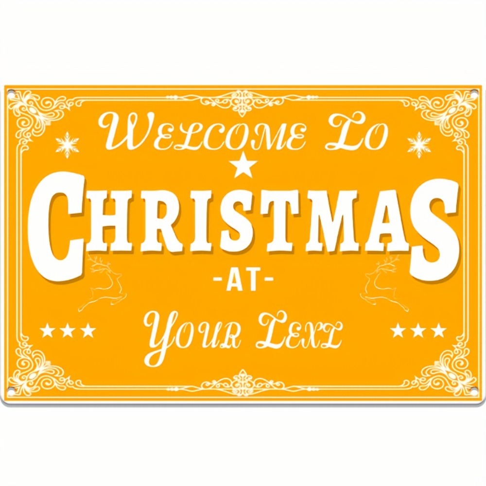 Custom 2D Flat Merry Christmas - огляд і ціна Home Bar Signs