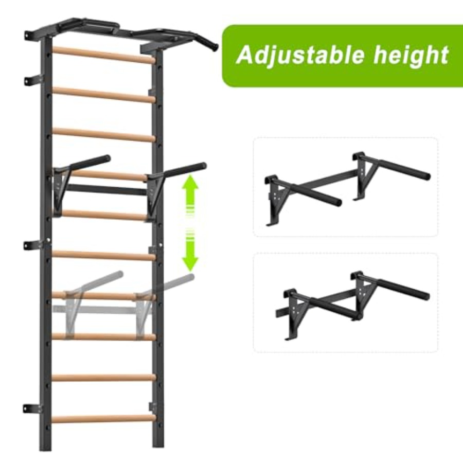 Wall Mounted Gymnastic Stall B - огляд і ціна Home Bar And Gym