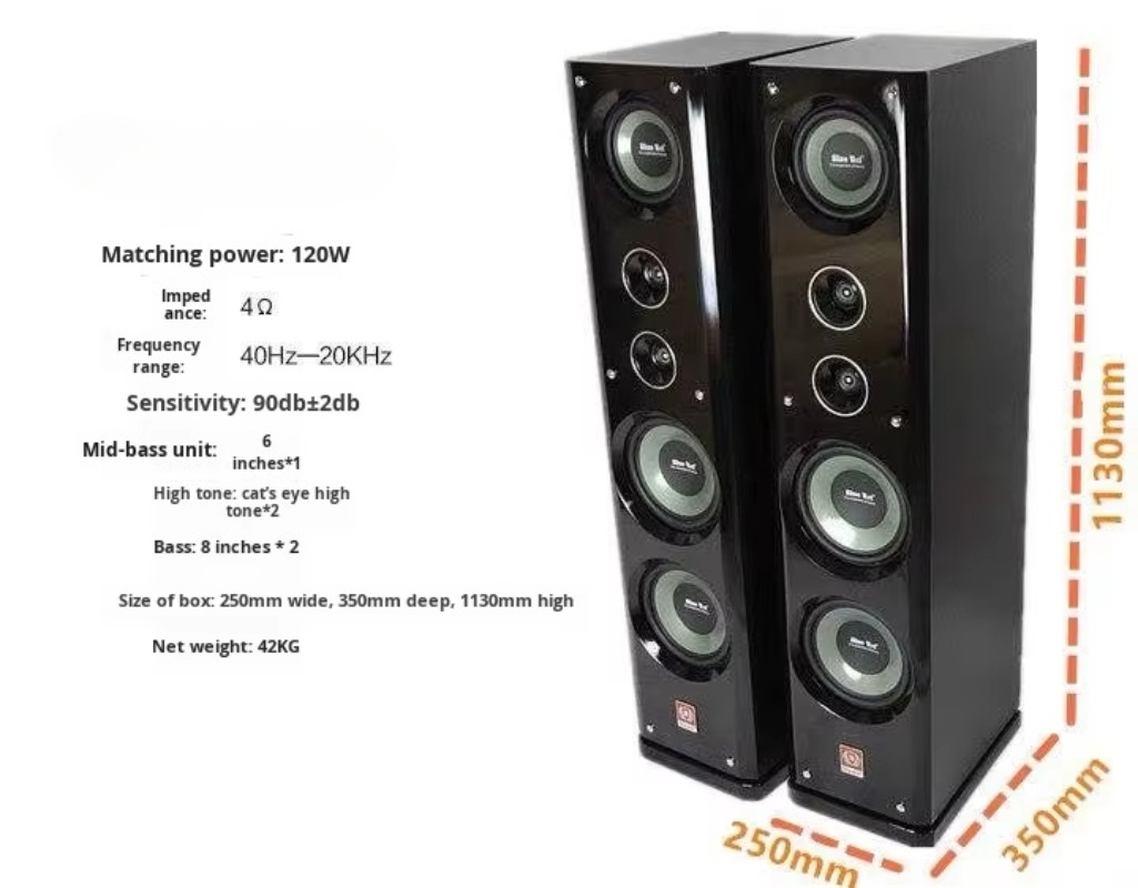High-End 8-Inch Dual Floor-Sta - огляд і ціна Home Bar And Theater