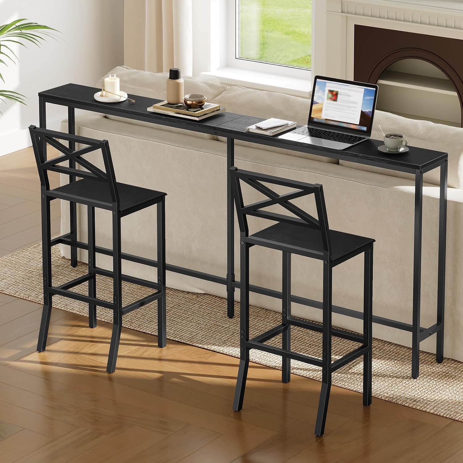 Bar Stools, Set of 2 Bar Chair - огляд і ціна Home Bar Stools