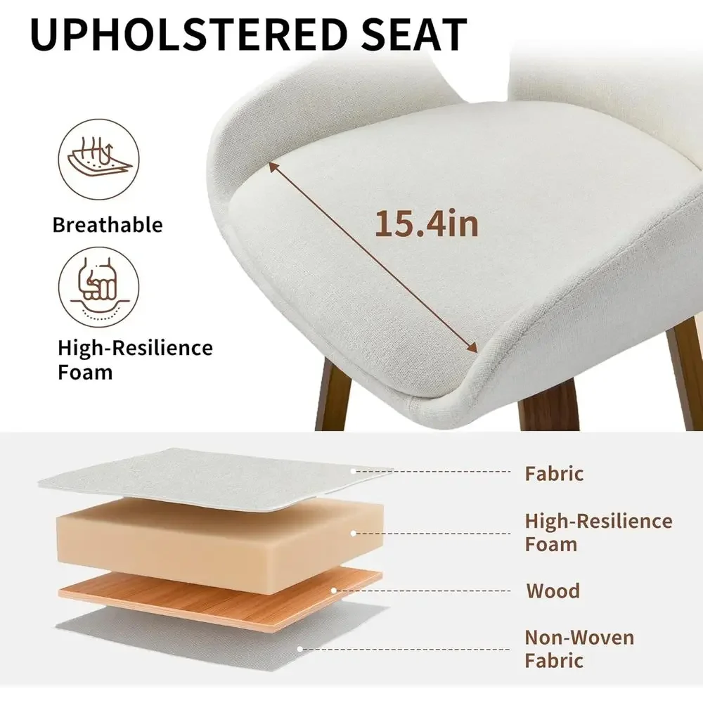 Beige Fabric Swivel Bar Stools - огляд і ціна Home Bar Stools