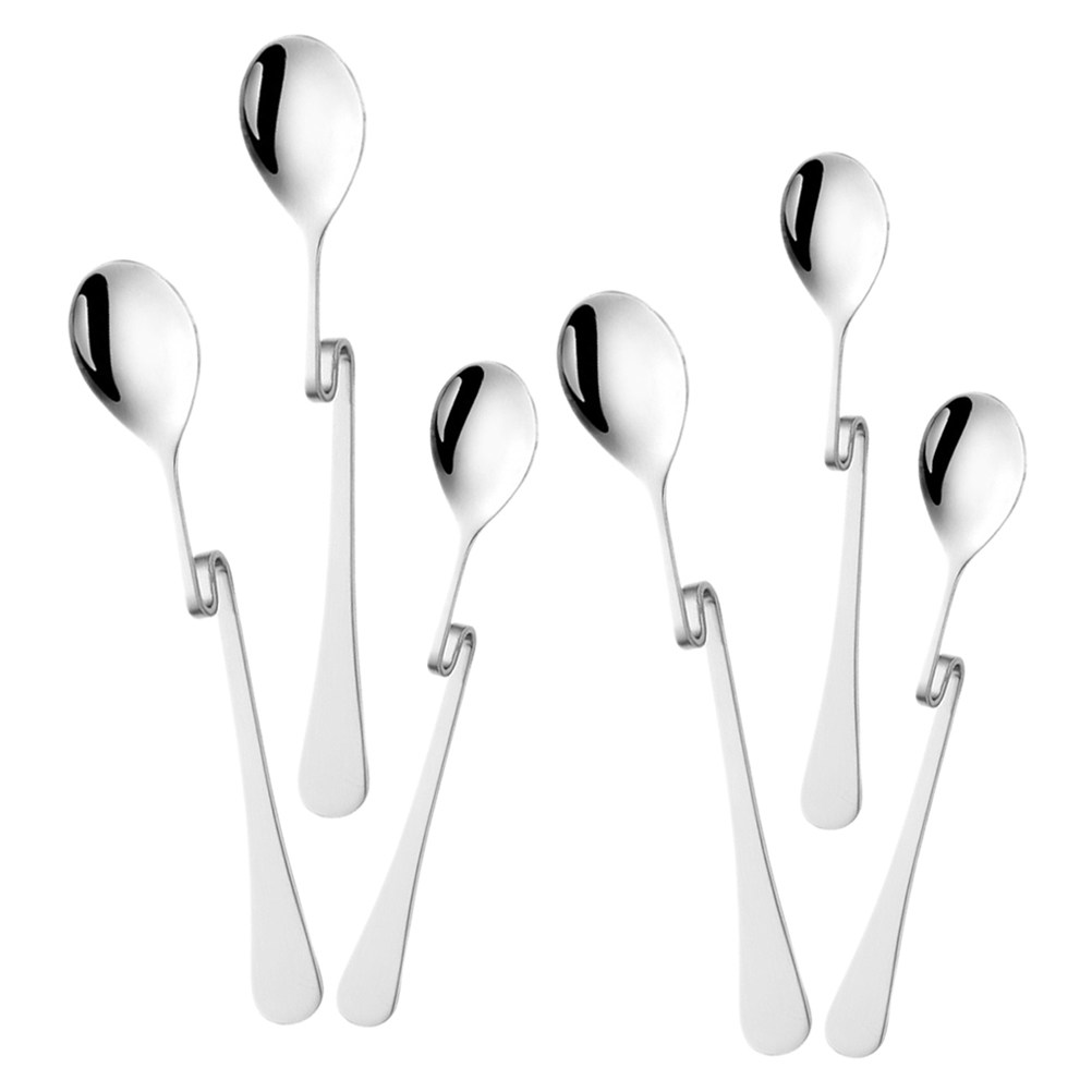 6Pcs Stainless Steel S Shape H - огляд і ціна Bar Spoon Twisted
