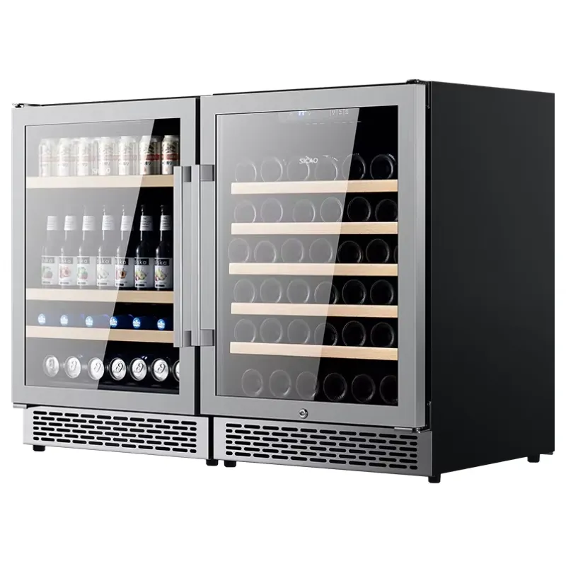SICAO Stainless Steel Dual Zon - огляд і ціна Home Bar And Fridge