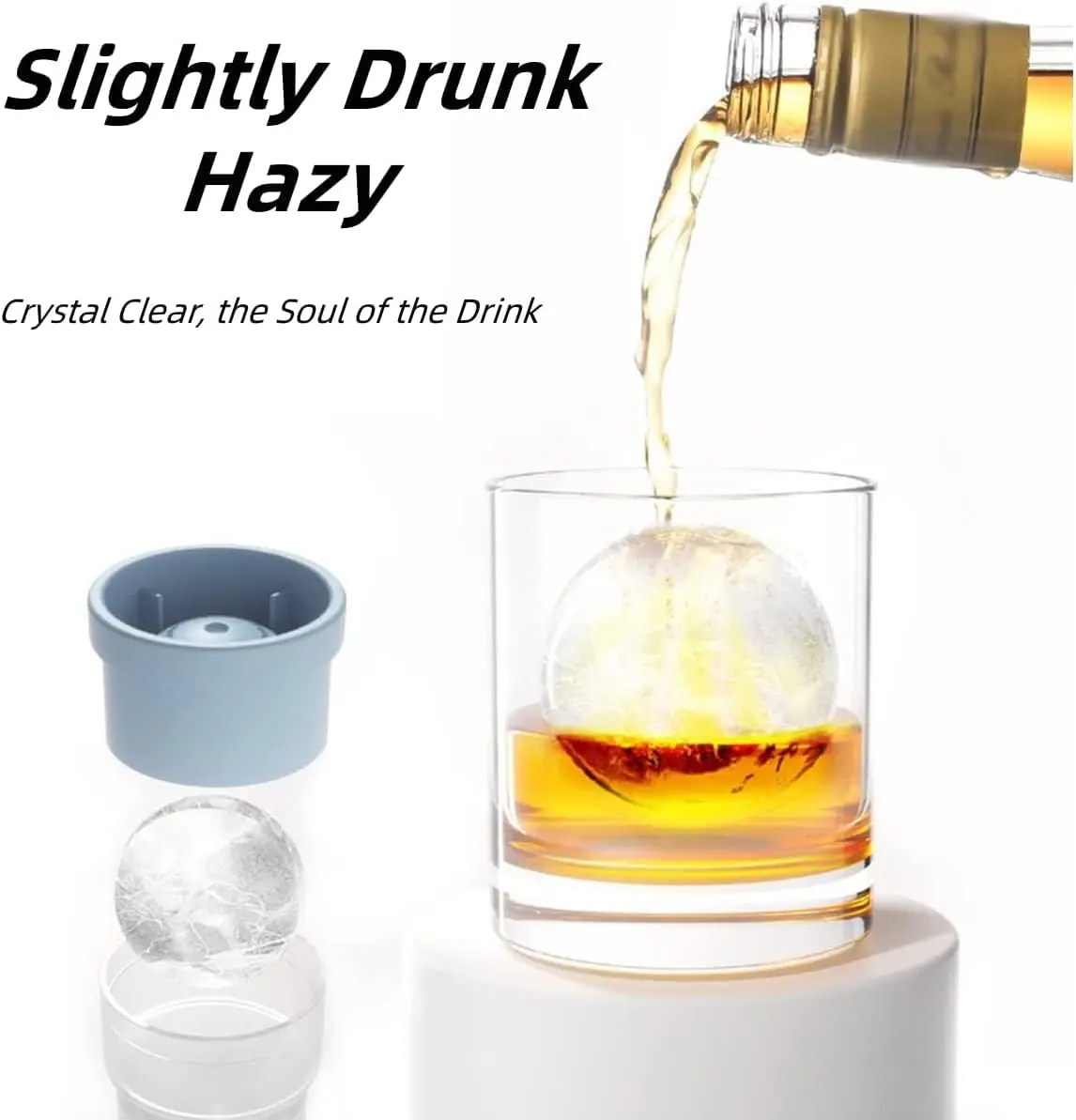 Large Round Silicone Ice Ball  - огляд і ціна Ice Mold Sphere