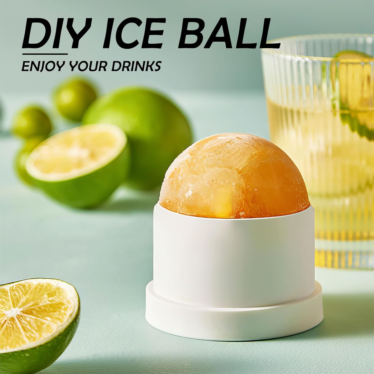 Large Round Silicone Ice Ball  - огляд і ціна Ice Mold Sphere